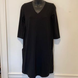 Eileen Fisher Black Jersey Dress PP/PTP